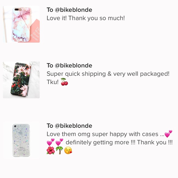 LAST 1! iPhone 7+/8+ Floral Cherry Phone Case - Picture 4 of 4